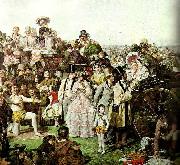 William Powell  Frith derby day, c. Spain oil painting artist